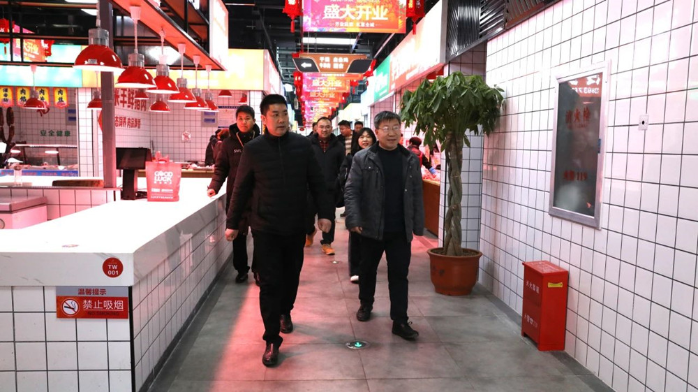 惠丰集团到麷街开展安全检查活动