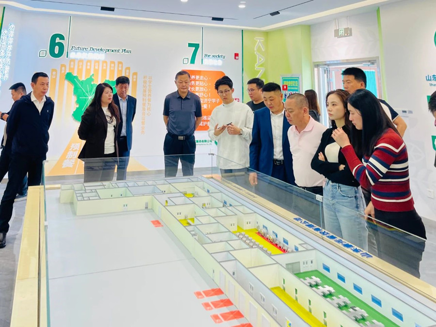 东莞团餐与配送行业协会到康元公司中央厨房考察调研