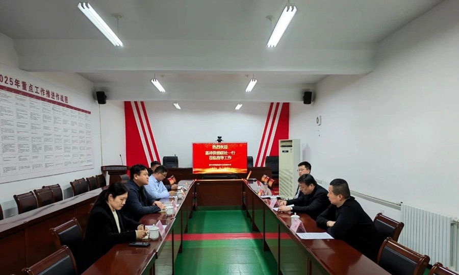 嘉祥县供销合作社联合社到军粮供应站考察洽谈