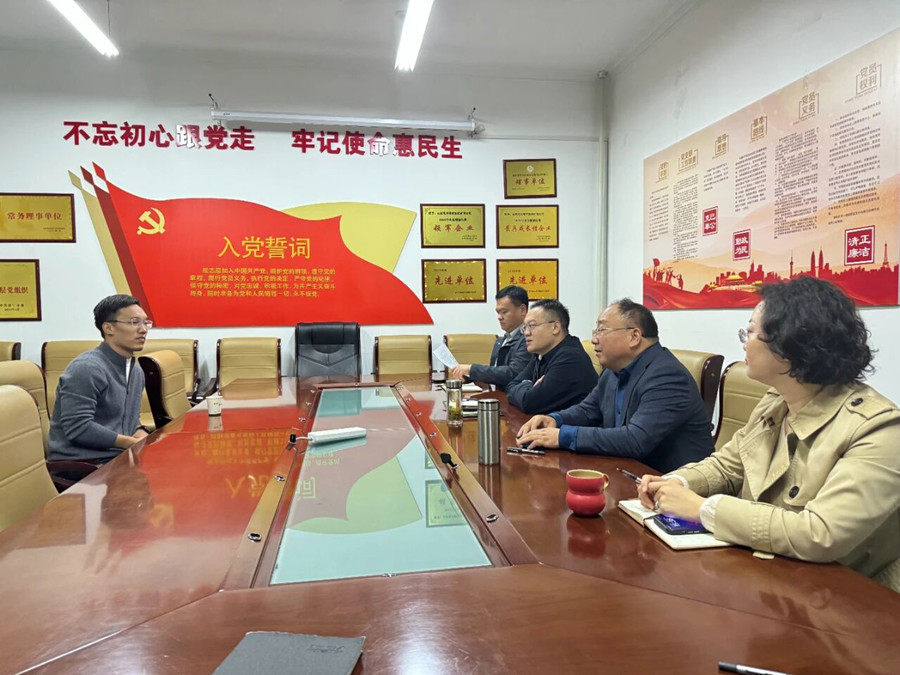 惠丰集团与汶上鑫润种植农业合作社洽谈合作​